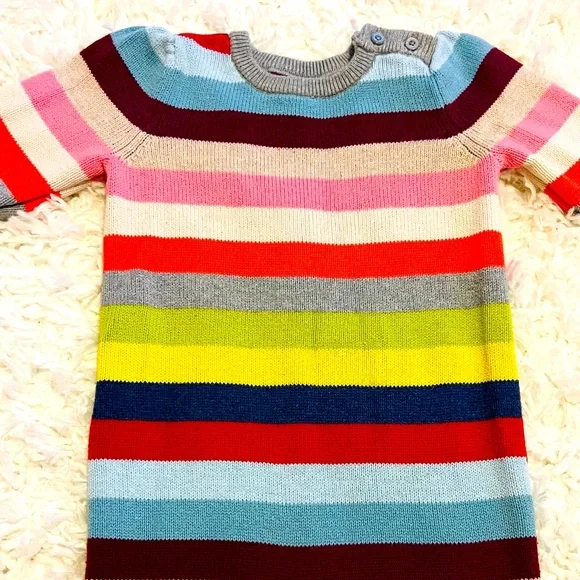 🌈 Baby Gap Rainbow Striped Onesie - Picture 4 of 5